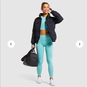 Gymshark original teal camo leggings